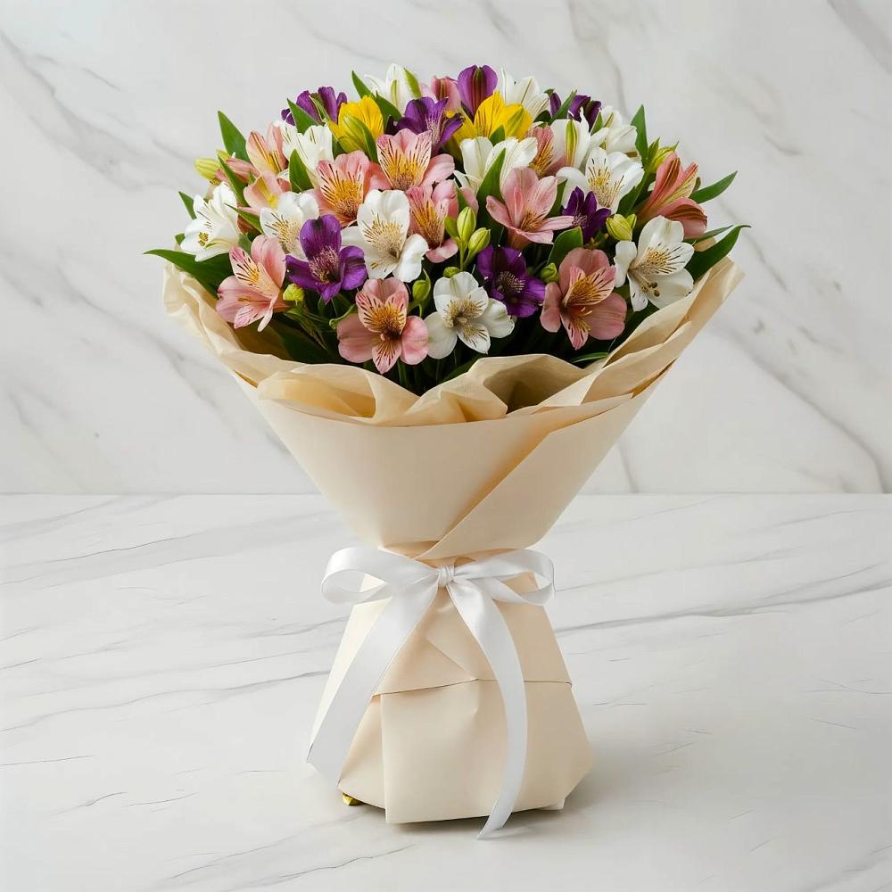 Букет цветов из: Альстромерии в Пошехонье