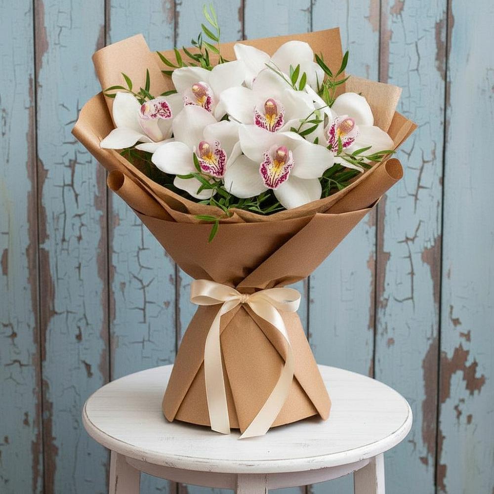 Букет цветов из: Орхидеи и Розы в Пошехонье
