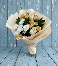 Букет цветов из:  Розы и Хризантемы в Пошехонье