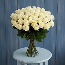 Букет 51 Белая роза Эдлесс Лав #REPLACE_PRED# Пошехонье