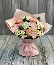 Букет цветов из:  Гвоздики, Розы и Хризантемы в Пошехонье