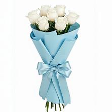 Букет 7 белых роз Проуд #REPLACE_PRED# Пошехонье