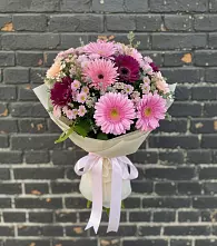 Букет цветов из:  Герберы и Хризантемы в Пошехонье