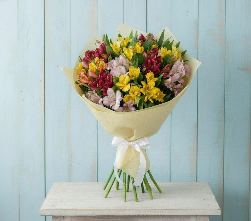Букет цветов из: Альстромерии в Пошехонье