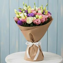 Букет цветов из:  Лизиантусы в Пошехонье
