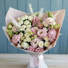 Букет цветов из:  Альстромерии и Розы в Пошехонье